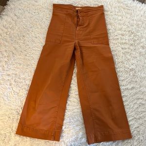 Lou & Grey High rise, wide leg crop pants